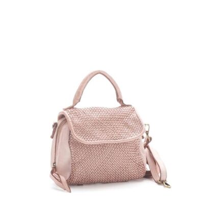 Minibolso Siena con tejido estrecho | Sonrojo