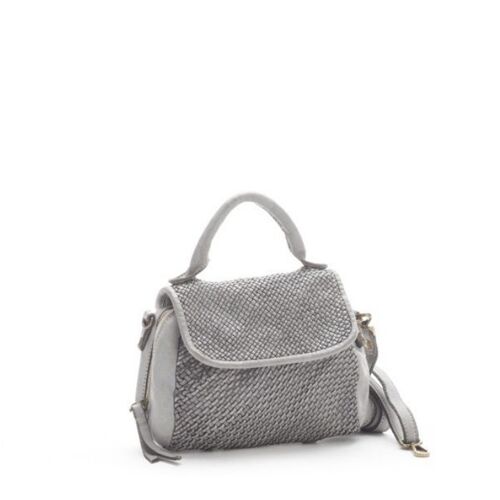 Siena Mini Bag With Narrow Weave | Light Grey