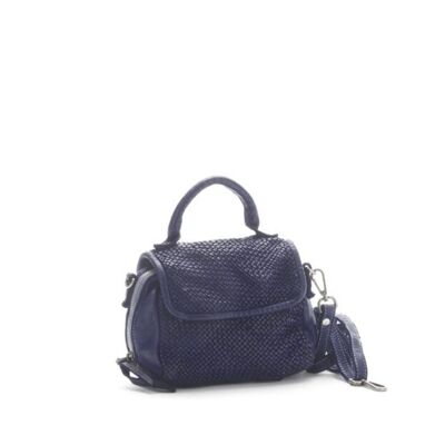 Siena Mini Bag With Narrow Weave | Navy