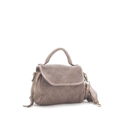 Siena Mini Bag With Narrow Weave | Taupe