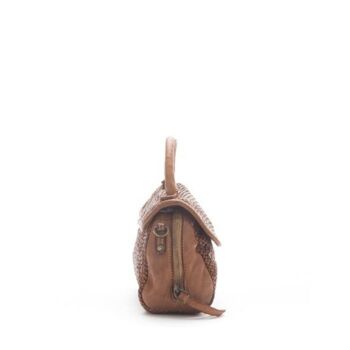 Mini sac Siena à tissage étroit | Turquoise 2