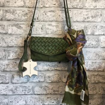 Sac à bandoulière SELENE Olive 2