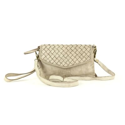 SELENE Wristlet Bag Stone