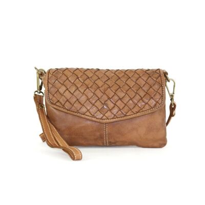 SELENE Wristlet Bag Tan