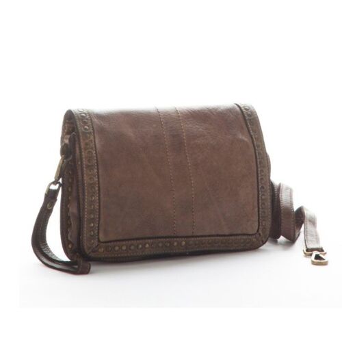 SILVIA Messenger Bag Dark Brown