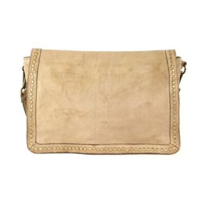 Sac Messenger SILVIA Taupe Clair