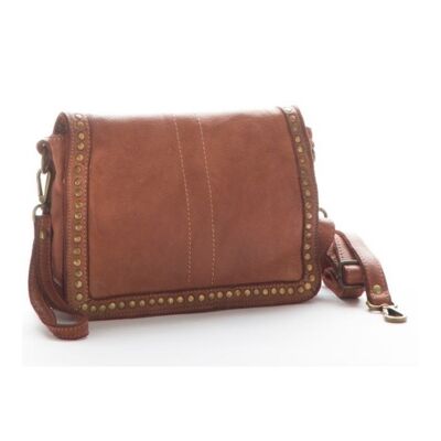 SILVIA Sac Messenger Marron