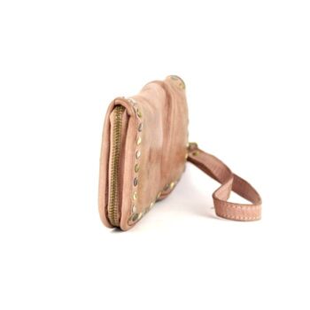 SIMONA Wrist Wallet Avec Clous Blush 2