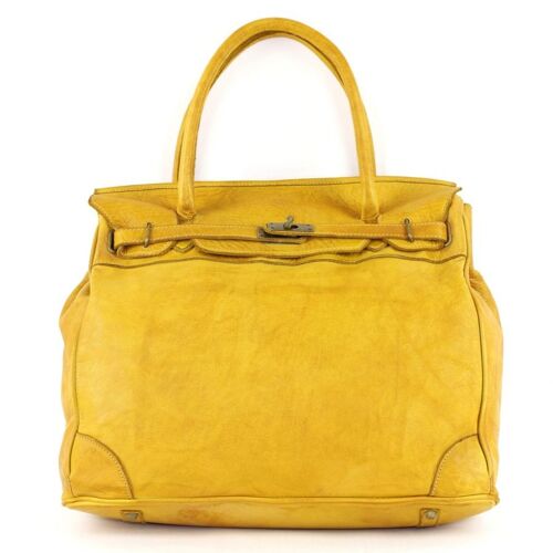 ALICIA Structured Bag Mustard