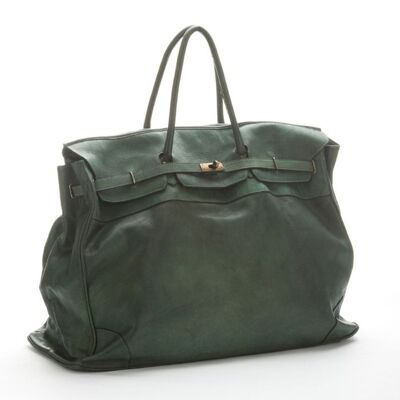 ALICE Large Tote-shaped Luggage Bag Army Green
