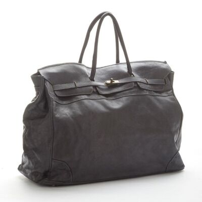 Bolsa de equipaje grande con forma de tote ALICE gris oscuro