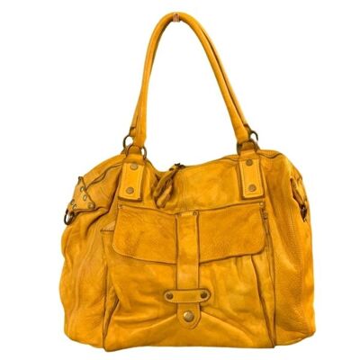 ADELE Satchel Style Bag Mustard