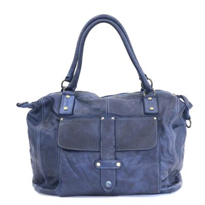 ADELE Satchel Style Bag Navy