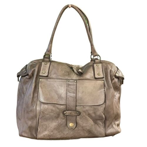 ADELE Satchel Style Bag Taupe