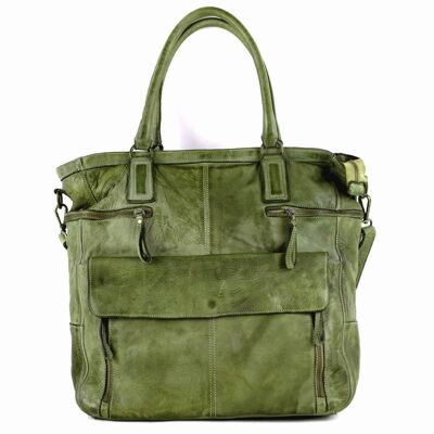 CRISTINA Shopper Vert Armée