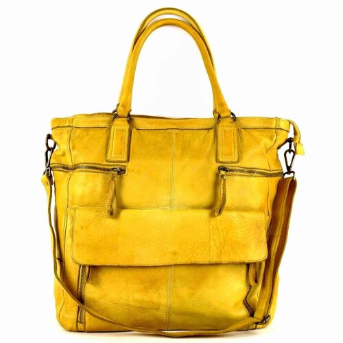 CRISTINA Shopper Mustard