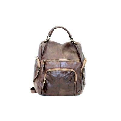 ELIA Small Backpack Dark Brown