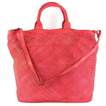 CHIARA Petit sac fourre-tout tissé Blush 2