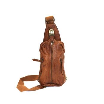 Sac Banane MATTIA Marron Foncé 3