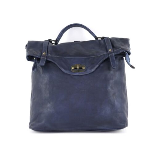 SARA Rucksack With Metal Lock Navy