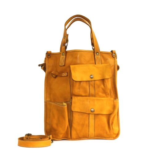 ROBYN Business Bag with Pockets | Mustard