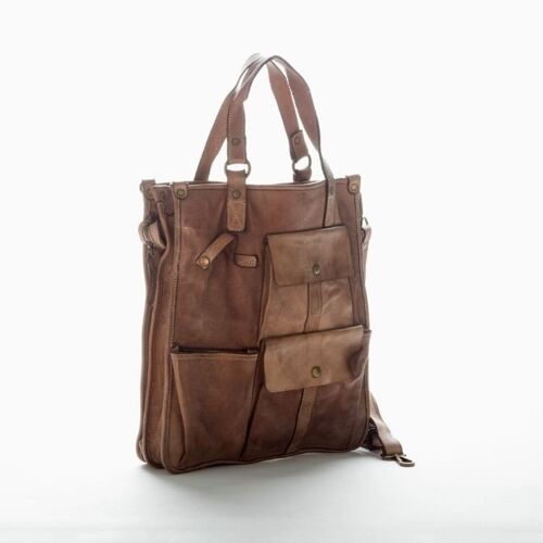 ROBYN Business Bag with Pockets | Tan