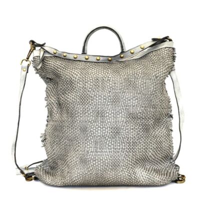 Mochila Convertible ZIRA Gris Claro