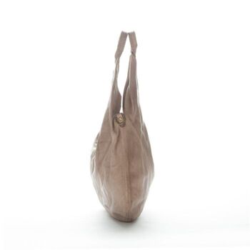 Sac porté épaule MARISA Hobo Beige 4