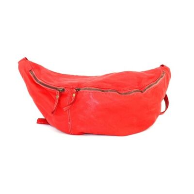 LUNA oversized crossbody bumbag Red