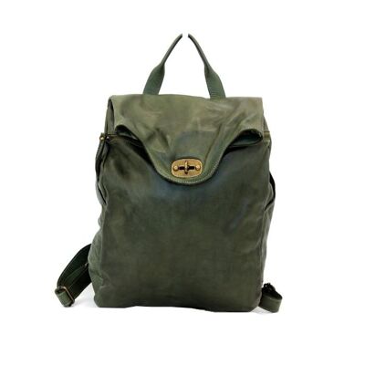 Mochila AURORA con Cierre Verde Militar