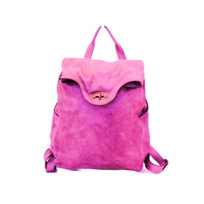 AURORA Backpack with Lock Fuchsia