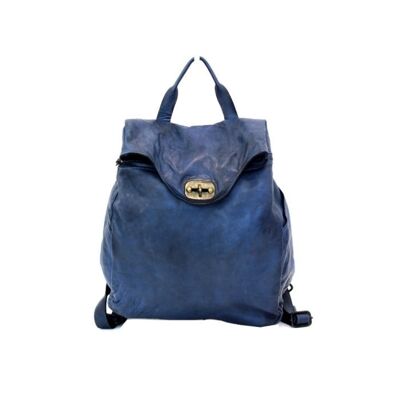 AURORA Backpack with Lock Navy