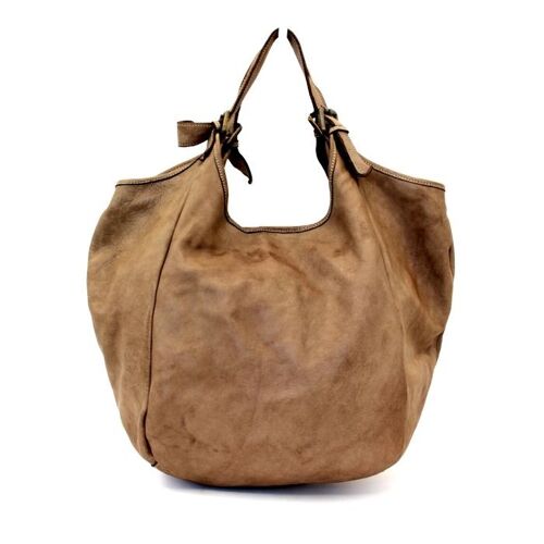 MATILDE Slouchy Hobo Bag Light Taupe