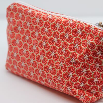 Zippered toiletry bag