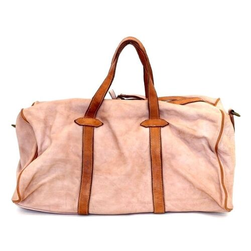 GAIA Leather Travel Bag Blush