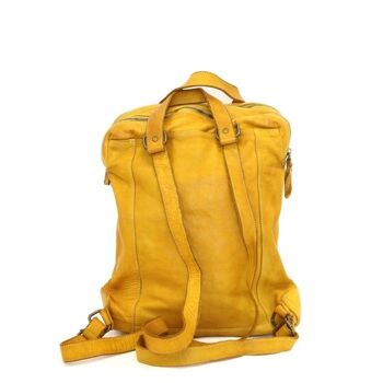 Sac à dos AIDA Jaune moutarde 4