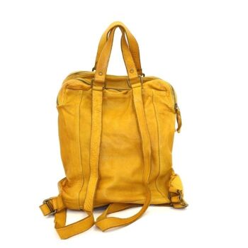 Sac à dos AIDA Jaune moutarde 5