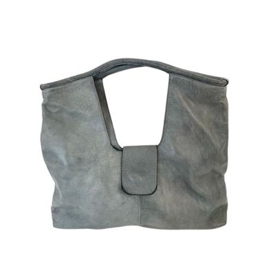 ALESSIA Square Shoulder Bag Grey