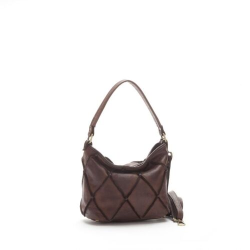ALBA Small leather handbag | Brown