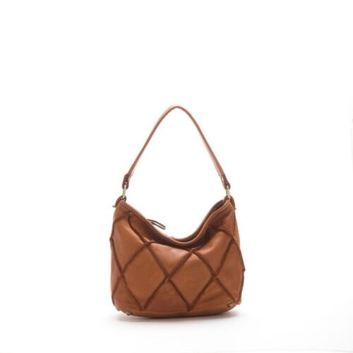 ALBA Small leather handbag | Tan
