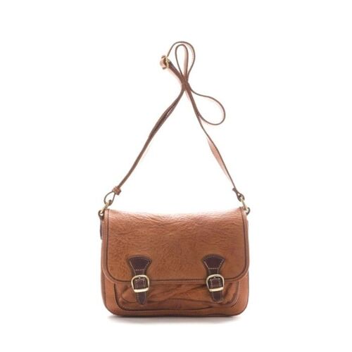 SASHA Cross Body Bag With Buckles | Tan