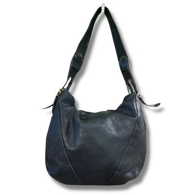 Bolso Bandolera DAFNE con Hebillas Negro