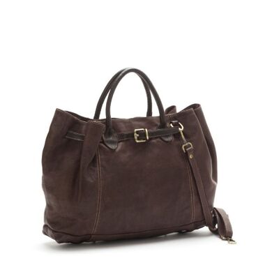 ALYSSA Hand Bag Dark Brown