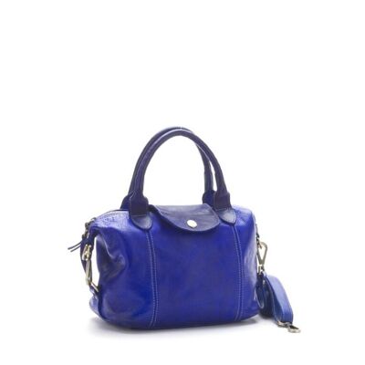 TIZIANA Bowler-Tasche | Elektrisches Blau