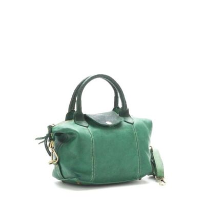 TIZIANA Bowler-Tasche | Smaragdgrün