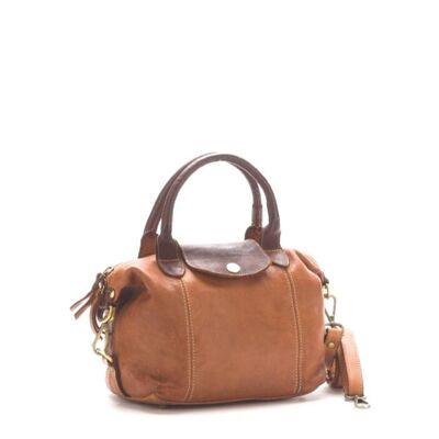 TIZIANA Bowler Bag | Tan