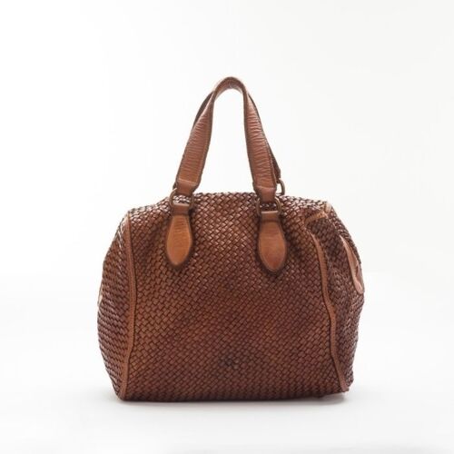 CLELIA Large Soft Leather Shopper Bag | Navy