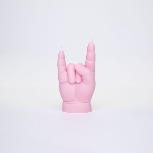 Candle Hand Baby - You Rock Pastel Pink