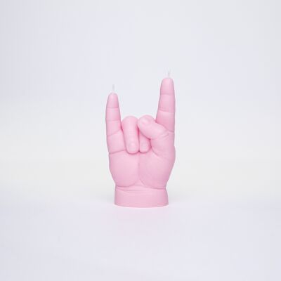 Candle Hand Baby - You Rock Pastel Pink