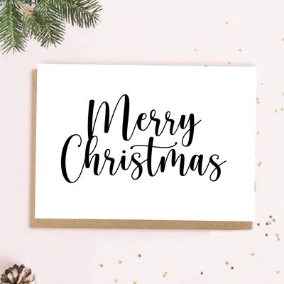 “MERRY CHRISTMAS” CARD